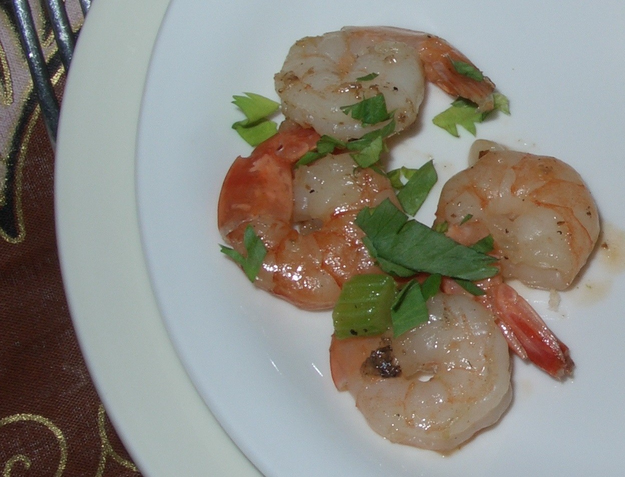 Crevettes au céleri