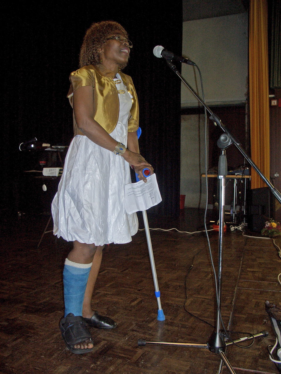 Mme la Présidente Rose Balmer &hellip; à canne !